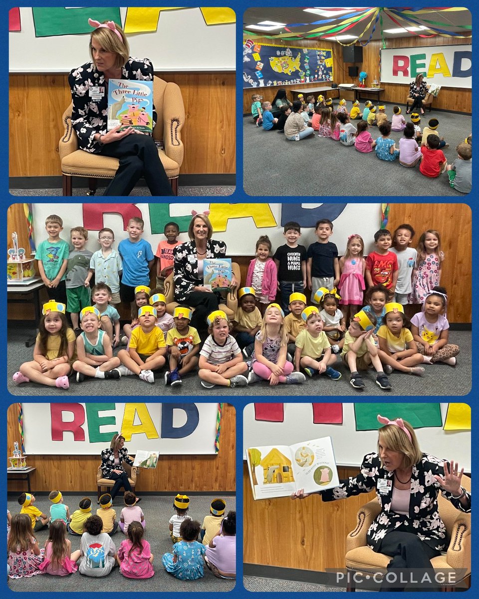 What a wonderful experience with our special guest reader today, @cfisdleslie for her amazingly interactive storytime. The kiddos had a blast 'Oinking' and 'Blowing' their houses down for The 3 Little Pigs! Thank you 🐷🐺💨🏠🧱 #ReadAcrossAmerica2024 @CFISDCOMMPROG @CFISDELCS