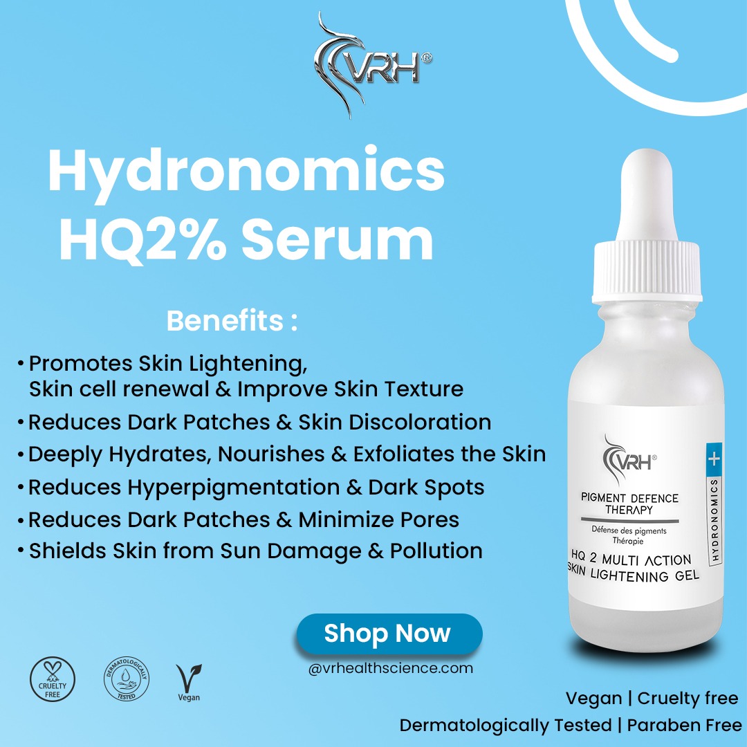 Transform your skin with our 2% HQ Serum and say goodbye to unwanted dark spots and uneven skin tone for good.
📞 8448796010
🌐 vrhealthscience.com

#vrh #skincare #skinlove #skin #skincareproducts #skincarecommunity #selflove #skincareroutines #skinlightening #skintexture