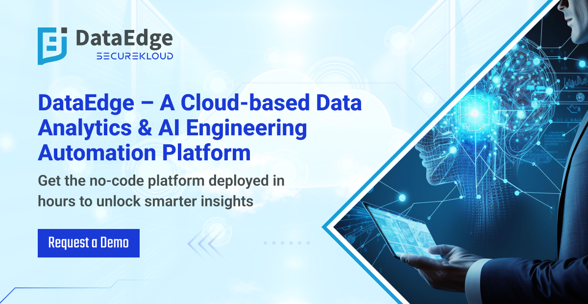 SecureKloudTech's tweet image. A cloud-based #DataAnalytics &amp;amp; #AIEngineering Automation Platform designed to streamline your data journey. Highly modular, scalable, and API-driven, #DataEdge empowers you to derive actionable insights effortlessly.
 
Book a demo: securekloud.com/data-analytics…