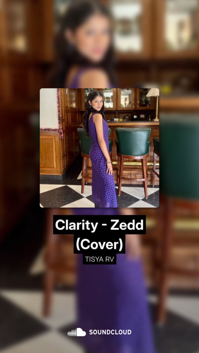 tisyavashist_'s tweet image. Clarity - Zedd (Cover) by TISYA RV on #SoundCloud 
on.soundcloud.com/n2LP3SB4TvgQ6H… #tblngg #smngg #LISAXLOUISVUITTON