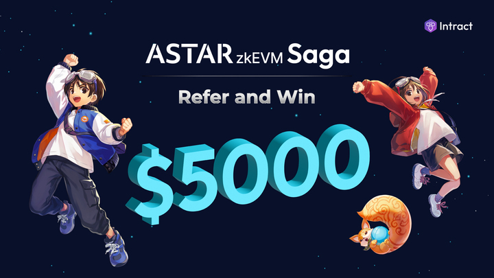 Refer to win more!

Questers with the highest number of successful referrals will be eligible to win from a $5000 ASTR pool. 💸