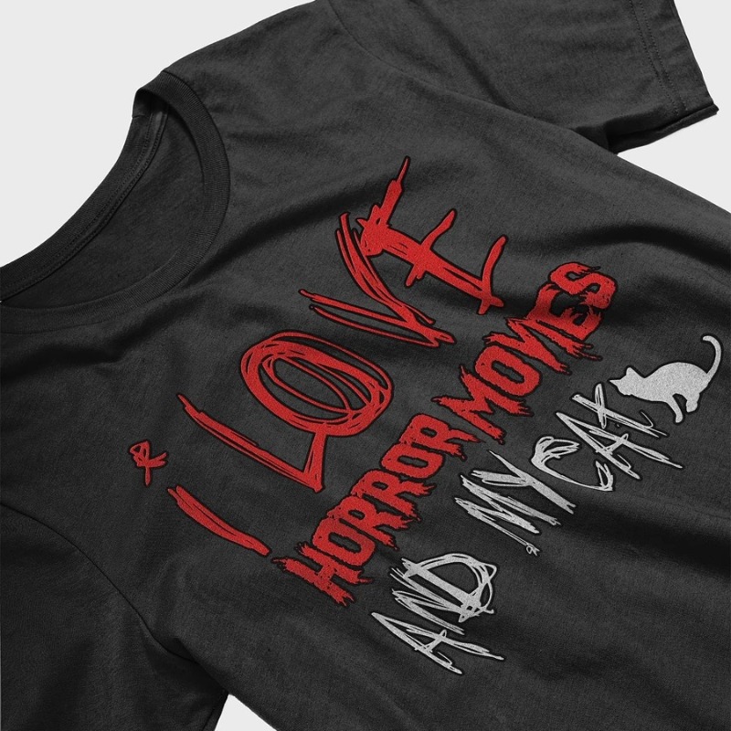 horrorgorillas's tweet photo. Are You A Horror Movie Lover And Have A Cat?

Get Your Funny 'I Love Horror Movies And My Cat' T-Shirt Today!