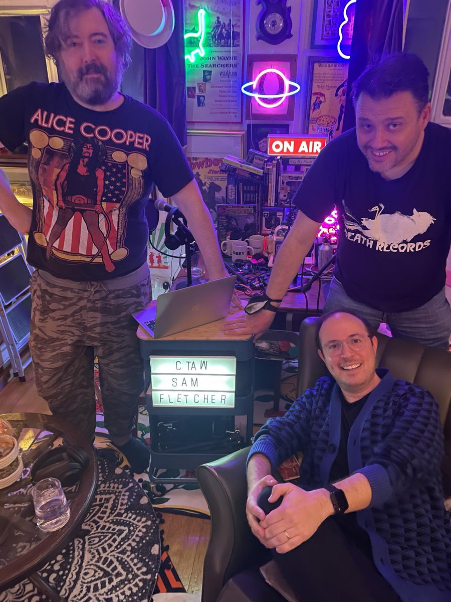 In episode 6 of Control the Airwaves  <a href="/SamfletcherEsq/">sam fletcher</a> joins <a href="/TheNickHelm/">Helm Dogg on Tour</a> and <a href="/natmetcalfe/">Nathaniel Metcalfe (also available on Bluesky)</a> in the clubhouse treehouse to pick his perfect night of TV. Produced by <a href="/producer_nat/">Natalie King</a> and the JC3000. Tell your friends! pod.fo/e/22425e