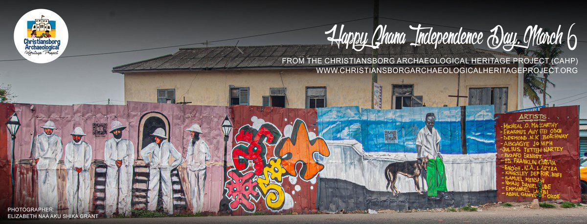Happy Independence Day Ghana! 
From CAHP 
This Independence Day we celebrate our artists.
#art #artivism #heritage #criticalheritage #communitydevelopment #Ghana #Osu #Accra
@ChristiansborgP
@MellonFdn