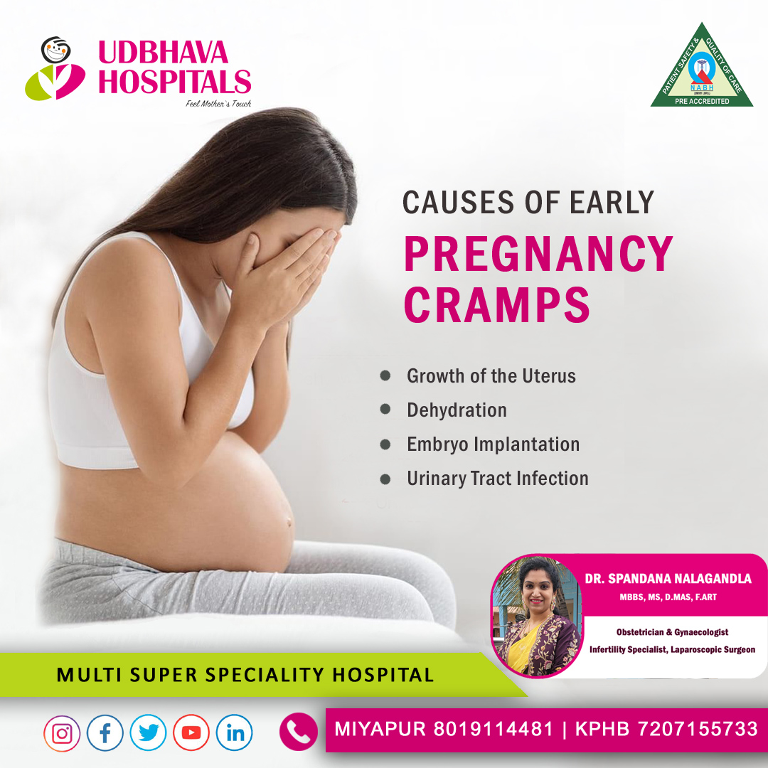 UdbhavaH's tweet photo. Causes of Early Pregnancy Cramps
#udbhavahospitals #Miyapur #KPHB #hospitals #medical #gynecology #obstetric  #obstetrician #obstetricsandgynecology #obgyn #women #pregnancy 
Any Emergency Contact 080191 14481 https://t.co/gMvFsOkRCs