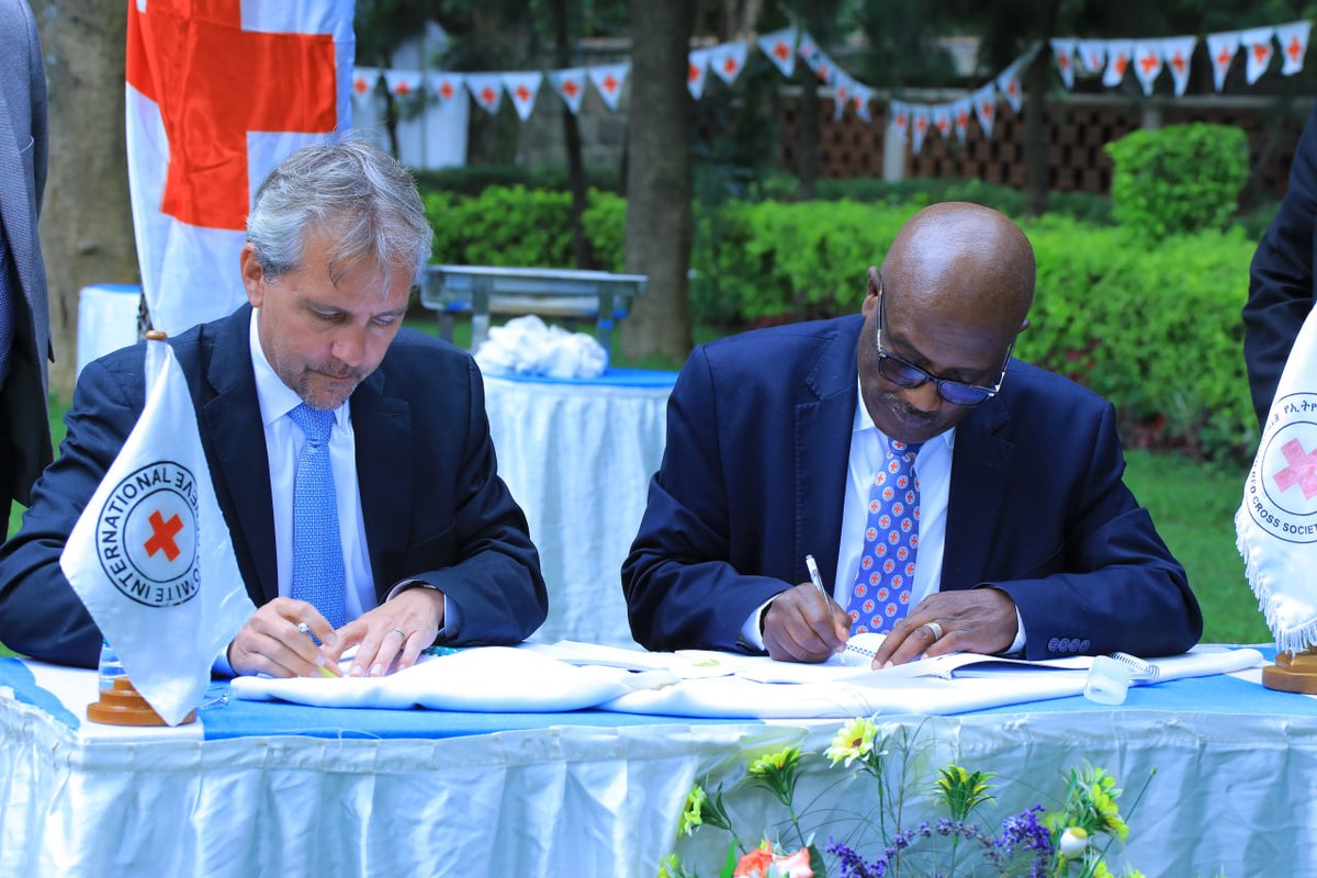 ERCS and ICRC Forge Strategic Pact for Humanitarian Support On March 5, 2024, the Ethiopian Red Cross Society and the International Committee of the Red Cross sealed a significant pact by signing the 2024 Operational Cooperation Agreement and the 3-year Partnership Agreement.