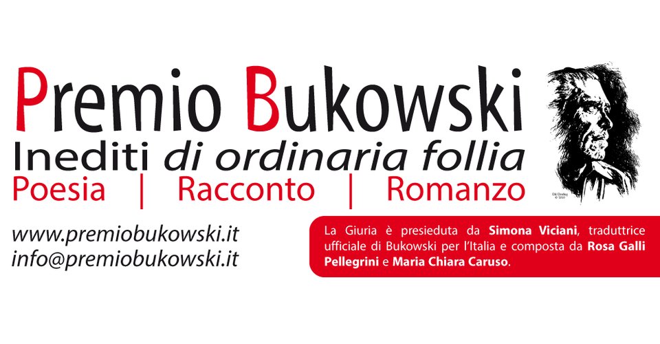 🟨 Scadenza 09/03/2024 
Premio Letterario Nazionale Bukowski: concorso di scrittura per romanzi, racconti e poesie (opere inedite) con premi in pubblicazione 📚 
▶️ concorsi-letterari.it/concorso-lette…
