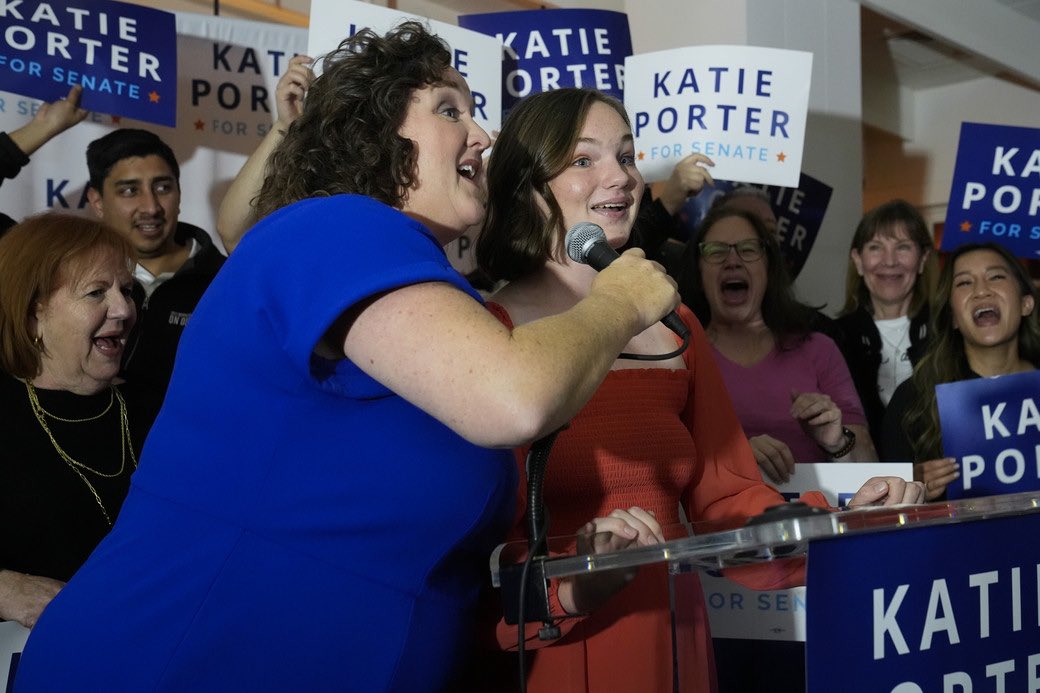 Katie Porter swipes at special interests, billionaires and Adam Schiff 'Because of you, we have the establishment running scared,' Porter told a supportive crowd in Long Beach, before making an implicit swipe at Rep. Adam Schiff as her 'opponent spending more to boost the…