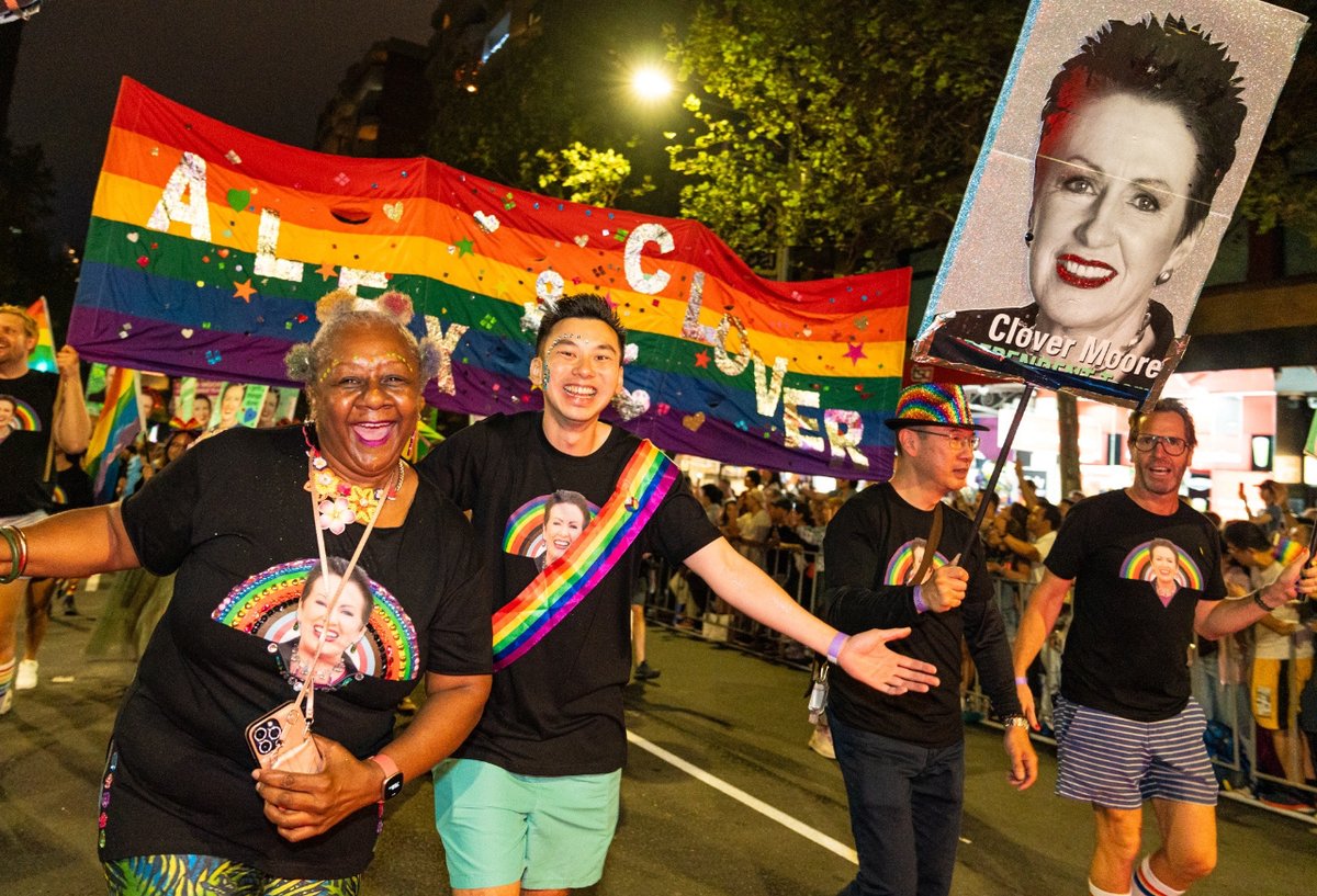 HYWilliamChan's tweet photo. #ForOurCommunity: Every day, in both joyous and festive moments as well as in times of loss and resistance, we stand with Sydney’s sexually and gender diverse communities.
My fellow #TeamClover councillors and I celebrate the LGBTQIA+ community and recognise the work ahead. https://t.co/n4niLfNsI7
