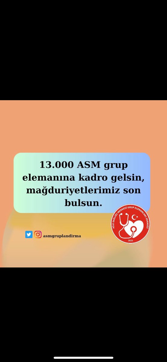 <a href="/bekir_nennioglu/">Bekir NENNİOĞLU</a> <a href="/SSMahmutFaruk/">Mahmut Faruk DOĞAN</a> <a href="/asmgruplandirma/">Aile Sağlığı Merkezi Grup Elemanları Derneği</a> saymakla bitmeyen mağduriyetlerimiz devam ediyor
#Reistengrupelemanlarınamüjde