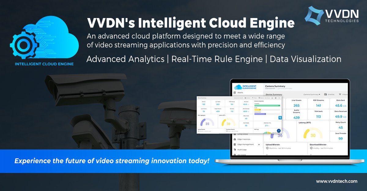 VVDN's Intelligent Cloud Engine (ICE), an advanced platform for diverse #videostreaming applications, offering next-gen scalability, top-notch security & seamless support for multiple protocols. More at: cloud.vvdntech.com/intelligent-cl…

#SaaS #security #DigitalTransformation #innovation