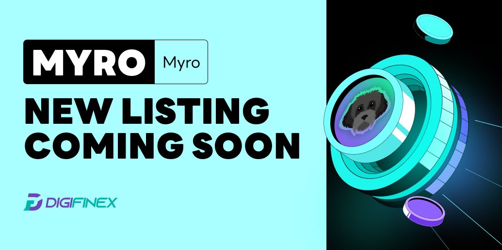 DigiFinex's tweet image. 🆕 Spot New Listing

#DigiFinex will list $MYRD/USDT @MyroSOL on Mar. 6th 2024 6:15 UTC!

💓, RT + TAG 3 friends

Trading Link: tinyurl.com/mped9jw9

Listing Info: tinyurl.com/bdhpfpfj