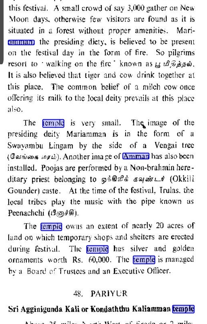 sanjaybujjanga's tweet photo. The image of bannari Amman temple before 1950 s 
The priests of bannari Amman temple belongs to vokkaligas https://t.co/bJGdlINbAr