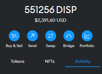 Sage_24's tweet photo. got $DISP airdrop https://t.co/xzhcBR6cbL https://t.co/MQ03YZllPw