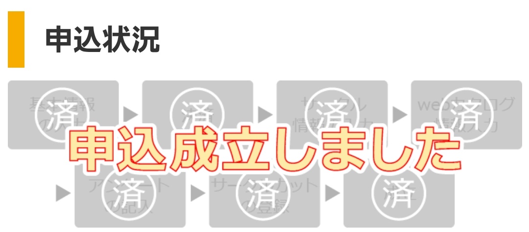 直近申し込み。
夏コミ一日目、二日目、5月のコミティア。
ちゃんと、申し込み完了していた。

良かった…… 