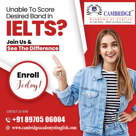 Embark on your journey to English proficiency with Cambridge Academy of English in Bangalore. We offers comprehensive IELTS classes tailored to suit your learning needs.

Join us today ➡️ 
cambridgeacademyofenglish.com

#IELTS #LanguageSkills #learnenglish #cambridgeacademyofenglish