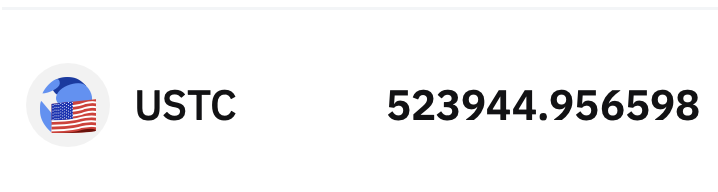 I hold 523,944 $USTC

I think with the bull market coming back, $LUNA could get revived.

And if this happens, $USTC will repeg to $1.

I bought it months ago for $8k, now worth $20k.

It's either $0 or $523k for me.