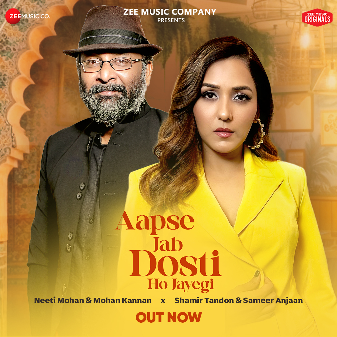 #AapseJabDostiHoJayegi is here – OUT NOW! Hit play and let the good times roll! 🥳🤩

youtu.be/H-54cjCXdQ4?si…

#ZeeMusicOriginals #NeetiMohan <a href="/agneemohan/">Mohan Kannan</a> <a href="/shamirtandon/">ST</a> @sameeranjaan <a href="/anuragbedi/">Anurag Bedi</a>