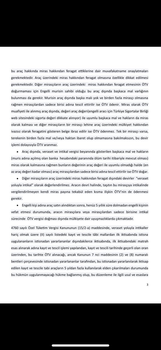 AvTarikCilekci's tweet photo. ENGELLİLER İÇİN ALINAN ÖTV MUAFİYETLİ ARACIN
MİRASÇIYA DEVRİNDE ORTAYA ÇIKAN
ÖTV VE MÜLKİYETE DAYALI HUKUKİ SORUNLAR VE ÖNERİLER:

( via @Ibrahimsua ) https://t.co/lLytnmLyvT