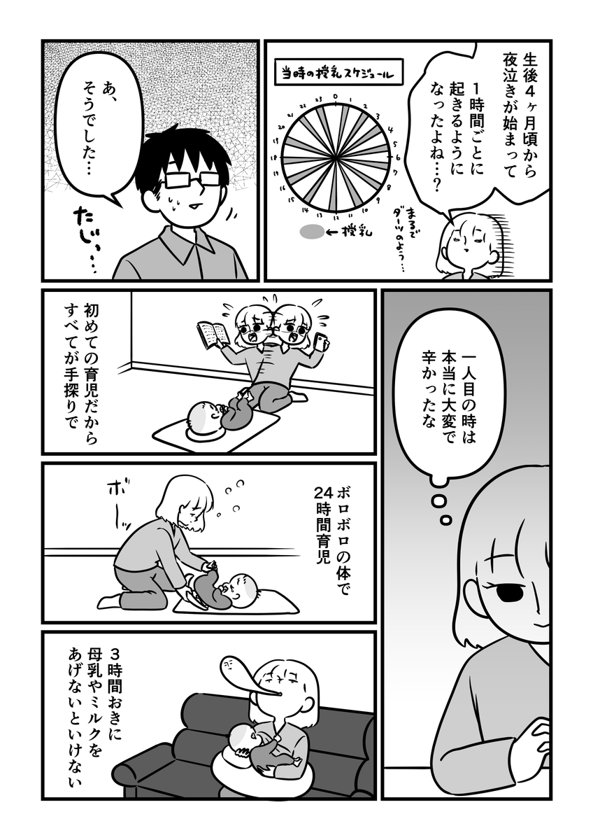 【ふたり目で夫が初めて育休とりました 2話】2/3 