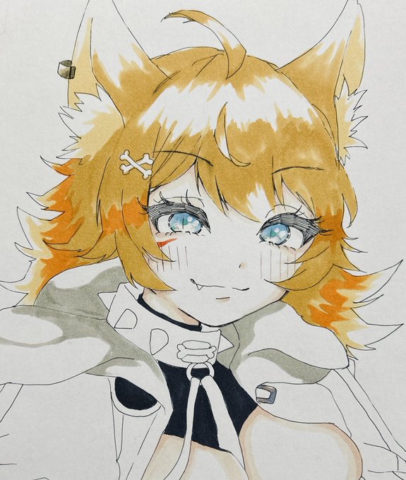 日本語だとバフパップちゃんかな?
とても可愛いお顔に描けてると思う(*ˊ˘ˋ*) 