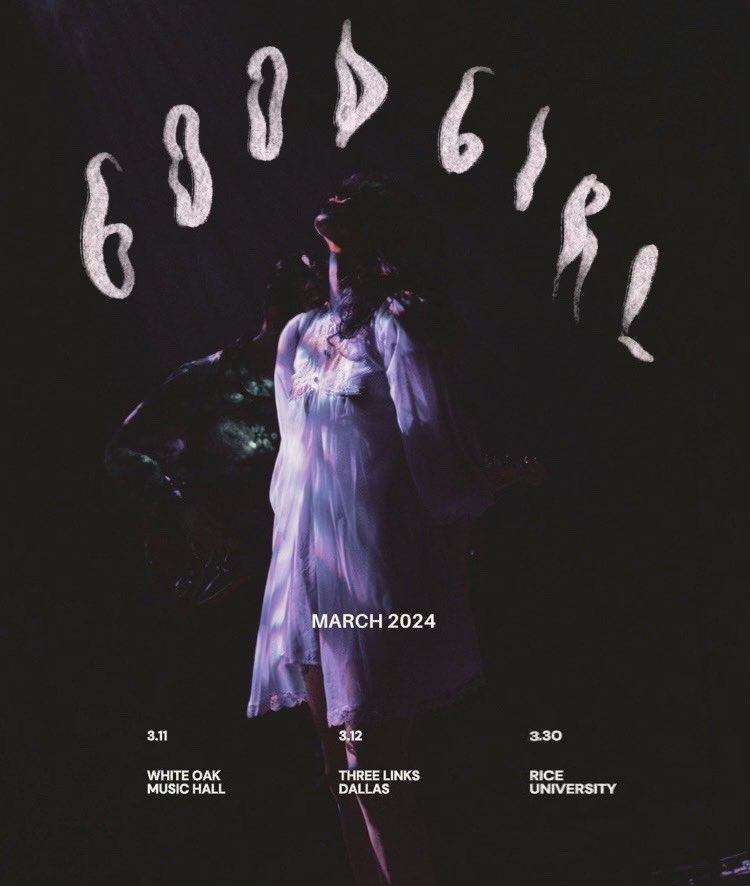 See y’all soon
🎟️TIX for Houston and Dallas w. <a href="/bbtcgr/">BUBBLE TEA AND CIGARETTES</a> 
linktr.ee/goodgirlmusic