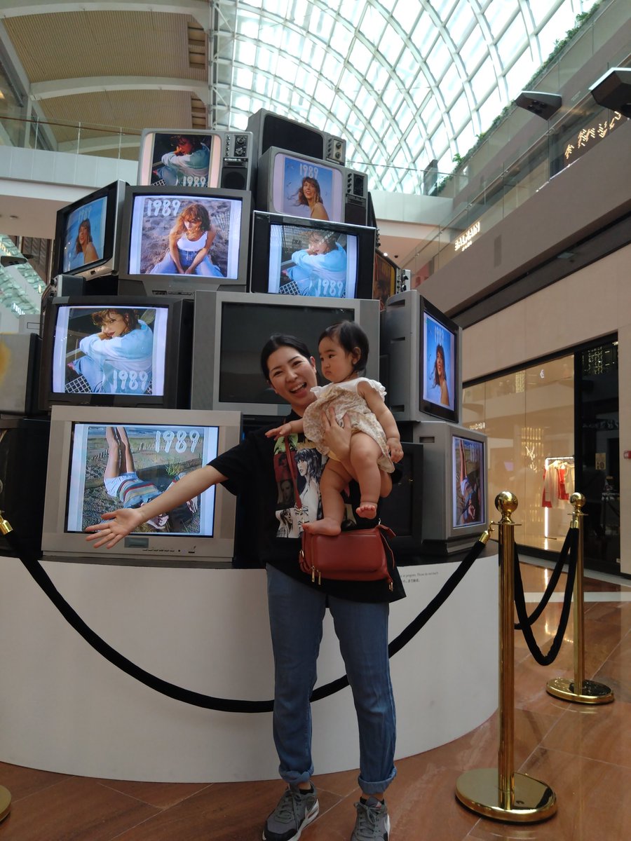 Visitting Singapore with my family🤭
Happy to see Taylor Swift The Eras Tour Trail with my daughters🫶

Every swifties are so kind to baby swiftie and small swiftie🥰
<a href="/taylorswift13/">Taylor Swift</a> 
<a href="/taylornation13/">Taylor Nation</a>