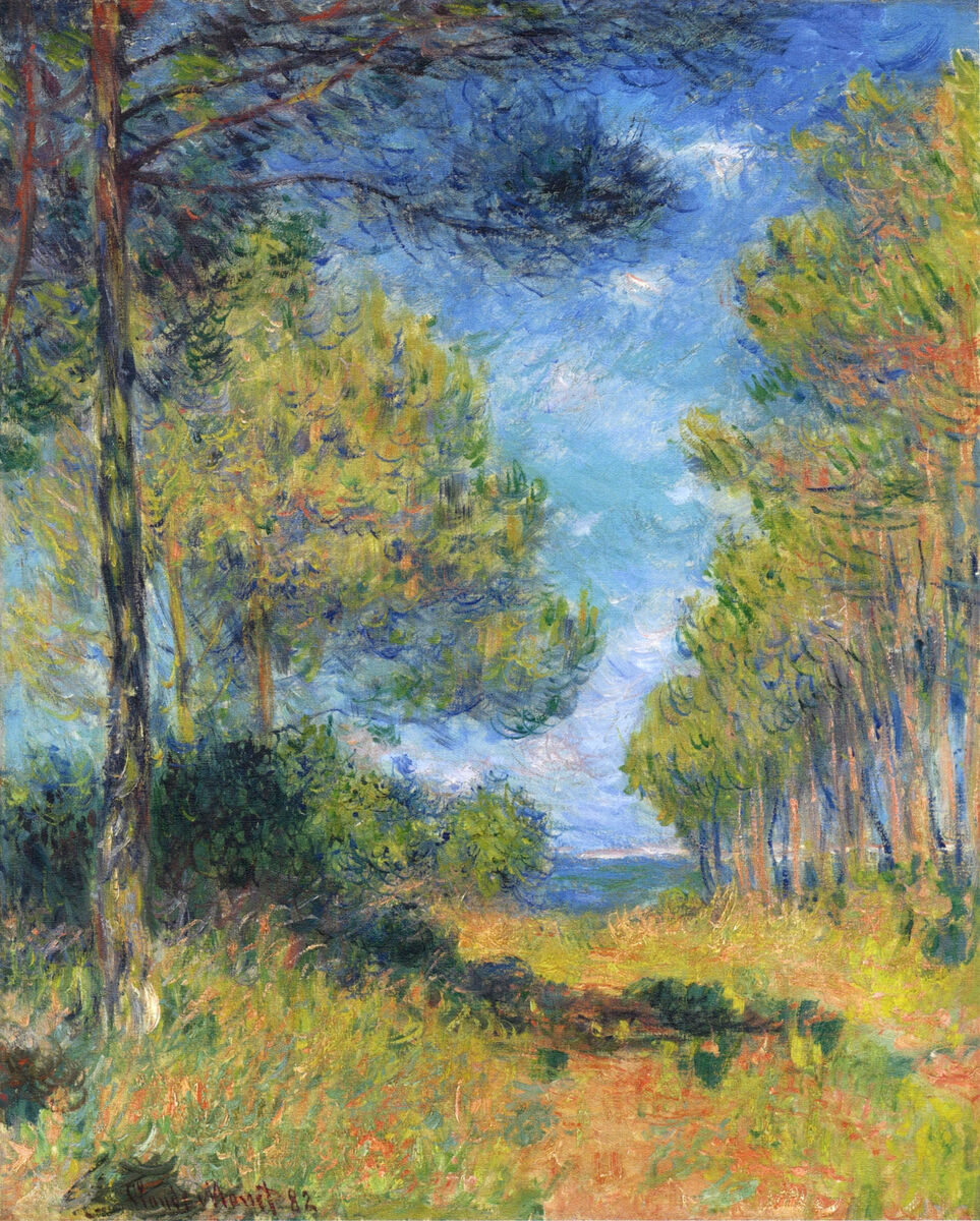 Path at Varengeville, 1882 // More Monet 👉 linktr.ee/monet_artbot