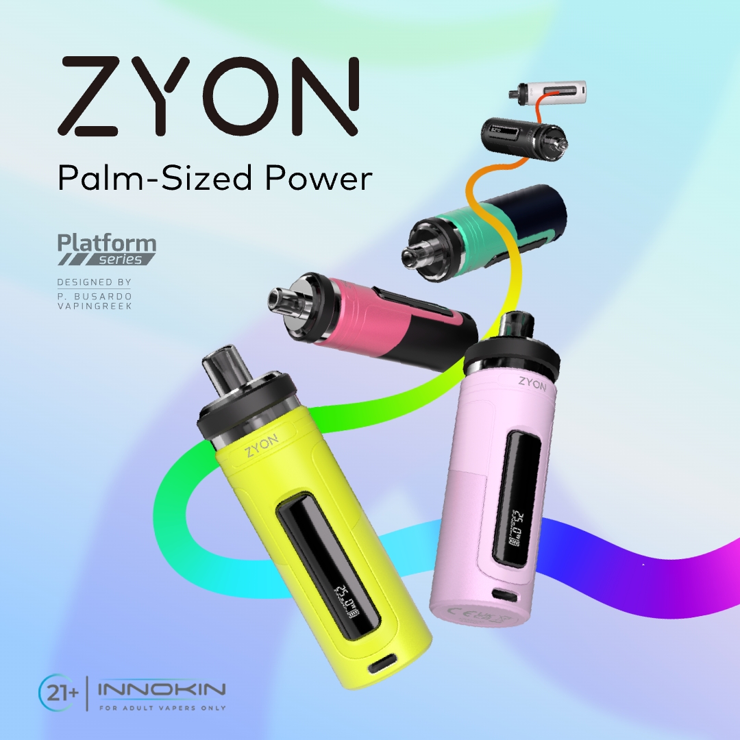 Innokintech's tweet image. 🌟 Meet our 𝗭𝗬𝗢𝗡: Your Ultimate On-the-Go Companion! 🚀

🔄 New 𝙋𝙕𝙋 𝘾𝙤𝙞𝙡 for quick swaps.
🔋 1300mAh battery for all-day power.
🎛️ 6-25W Precision Adjustment.
🌀 Rotating Airflow Control.
👀 4.5mL Easy-View Capacity.

18/21+ only
#ZYON #Vaping #NewArrivals #Innokin