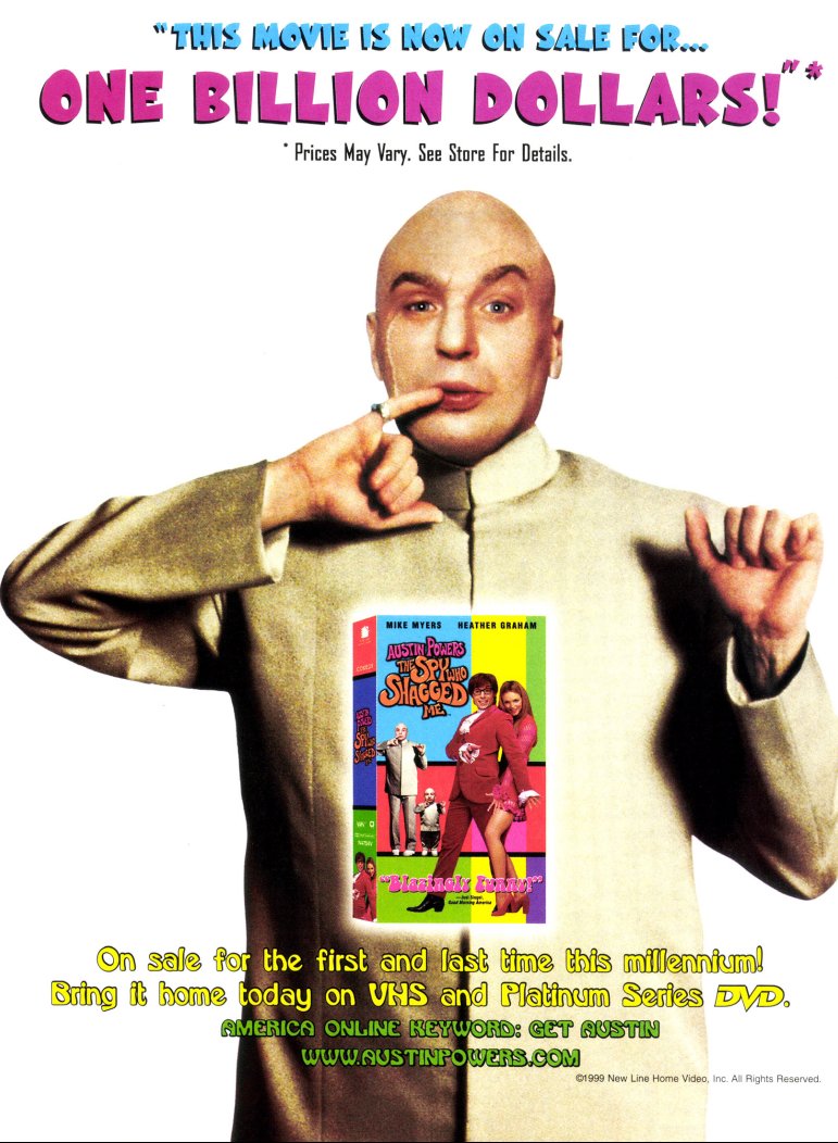 VGPrintAds's tweet photo. Austin Powers: The Spy Who Shagged Me

Expert Gamer Issue 66 - December 1999 https://t.co/wsavpbXmJM