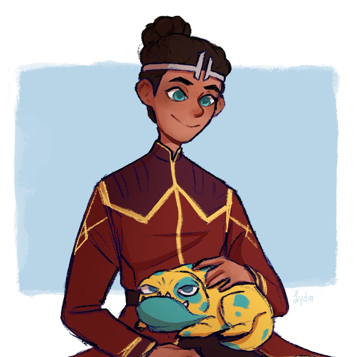 Ezran and Bait, they are my favorite duo 💙 #thedragonprince #tdpart