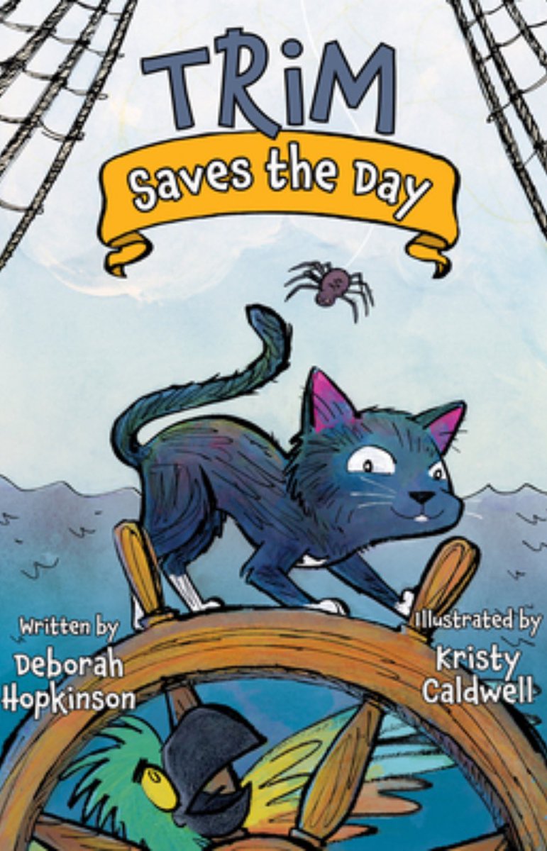 Time to set sail with Trim, the best ship’s cat who ever lived. I know this is going to be a hit with young readers. @Deborahopkinson @shortdivision @PeachtreePub #bookposse