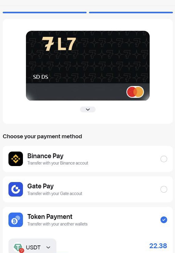 L7_Global's tweet photo. 🚀 Big reveal: L7 CryptoCard now with Binance Pay & Gate Pay!

🌍💳 One Card with Web3 Global Access. Now with Binance Pay & Gate Pay integration, it's all about convenience. Whether it's shopping online, traveling, or just a quick purchase, the L7 CryptoCard has you covered.

🎉 Embrace seamless spending everywhere!

👉Apply the L7 CryptoCard now: https://t.co/TVn0i0zSqQ

#L7 #L7cryprocard #binancepay #gatepay