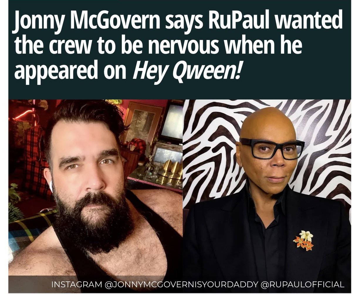 This headline and visual is giving Dynasty level drama but the true story is actually funny n cute! Check out my tasty interview with @rickycornish on @pride_site youtu.be/oQgk5gRzBg0?si… and watch new episodes of @heyqweentv every Monday on @wowpresentsplus