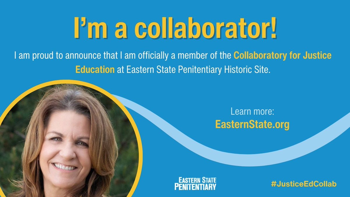 Thrilled to be part of the inaugural cohort of the Collaboratory for Justice Education! Can't wait to work with @easternstate and the incredible visionary @ksautner. Can't wait to collaborate with my buddies @historyherway @DuchessThompson and @rdub75