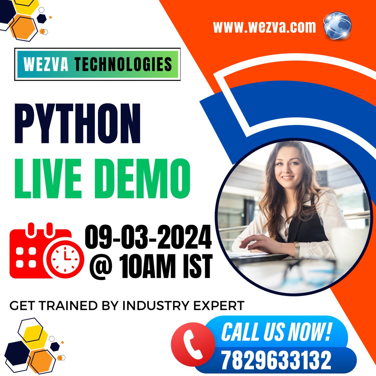 radhawezva's tweet image. Kick Starting New-Python Batch 🤩 | LIVE DEMO 09-03-2024 | Call/WhatsApp 📞 7829633132
💥 LIVE PYTHON DEMO DETAILS :
✅ Date : 09-03-2024
✅ Time : 10-AM IST
Join the WhatsApp Group Now : chat.whatsapp.com/JBmNgprScdCKRD…
#pythonprogramming #learnpython #pythononline #pythoncourse