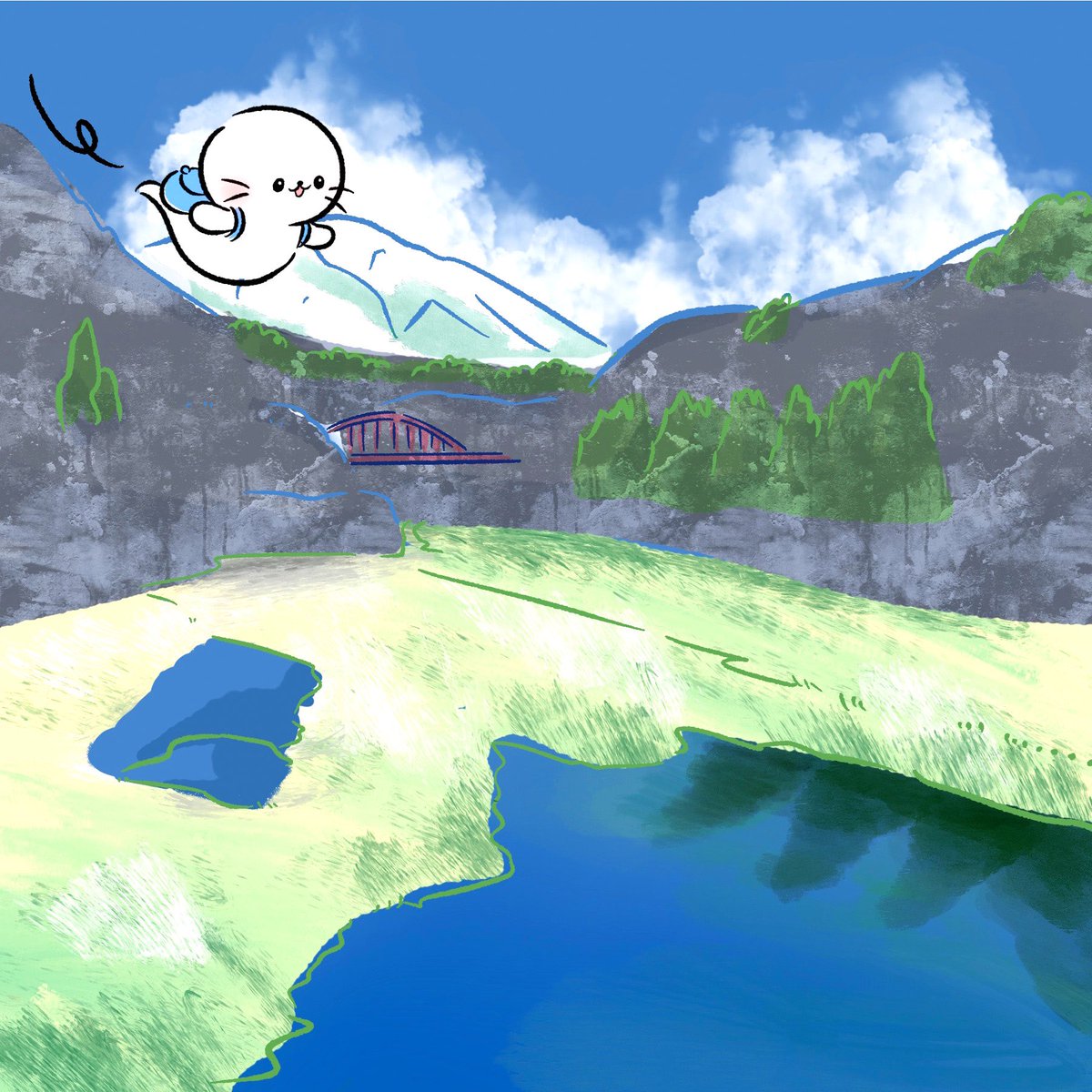 odoron_go's tweet image. 絶景ろん💕