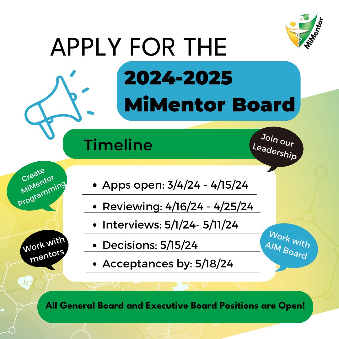 🌟We invite you to apply to join our MiMentor Board🌟 Application linked in our linktree: linktr.ee/mimentor