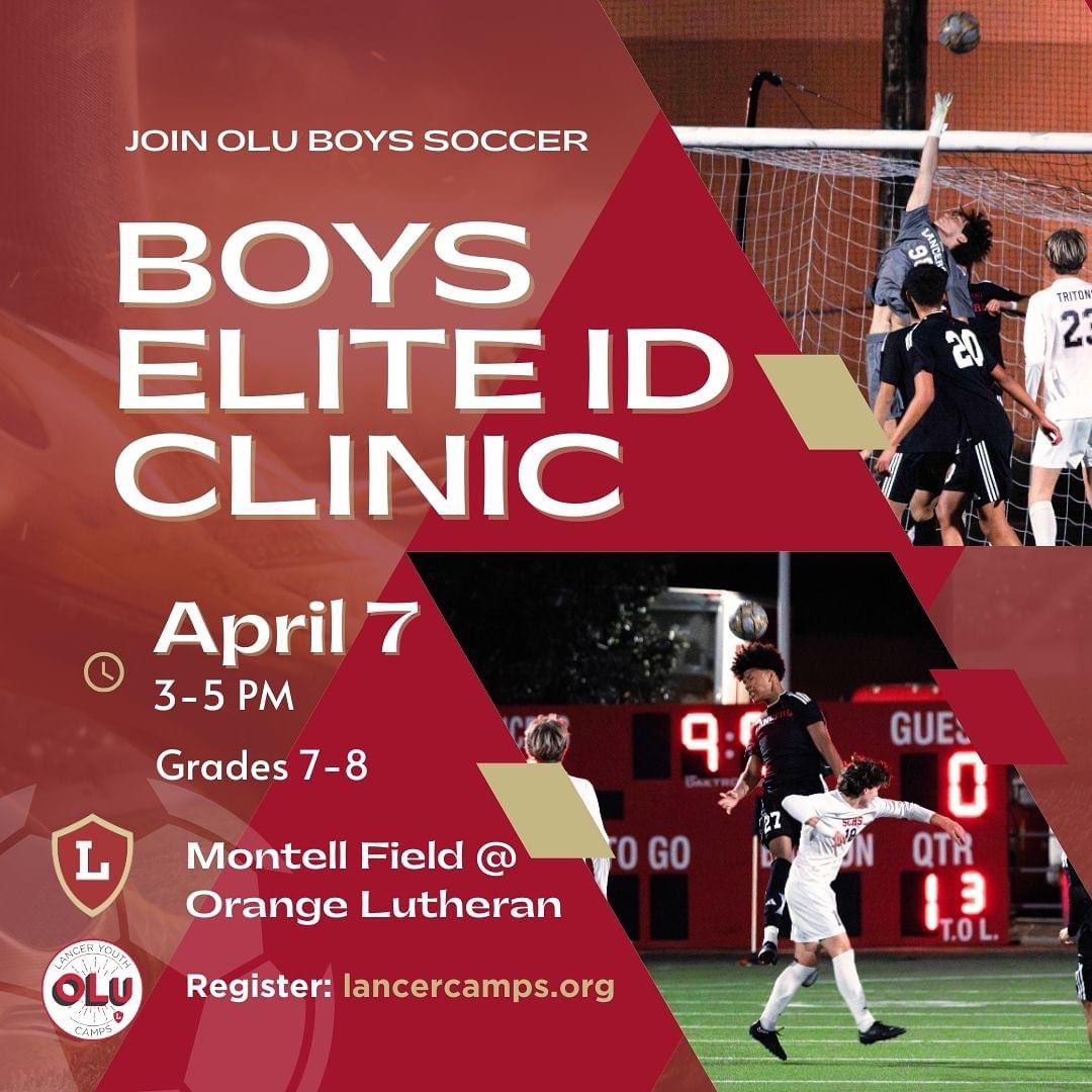 Join us for an intensive training session with OLu’s finest soccer athletes and coaches. Learn valuable skills and techniques from our runner-up state champions, and take your game to new heights. Register at lancercamps.org!