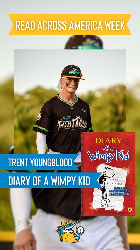 mhcmarlins's tweet photo. To celebrate Read Across America Week, we asked some of our players and staff what their favorite book was growing up!
We’ll be sharing their answers throughout the week. 📚
#MarlinMade | #GoFishTacos🐟🌮 https://t.co/ZL2oUB27Kd