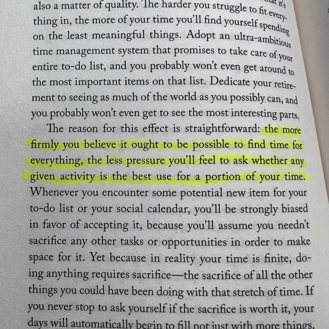 I've spent the majority of my adult life feeling like I never get enough done. The inability to cross everything off of my to-do list seemed like some sort of fault in my planning, my technique, or my routine. But when I read this line from Oliver Burkeman, my mindset changed.…