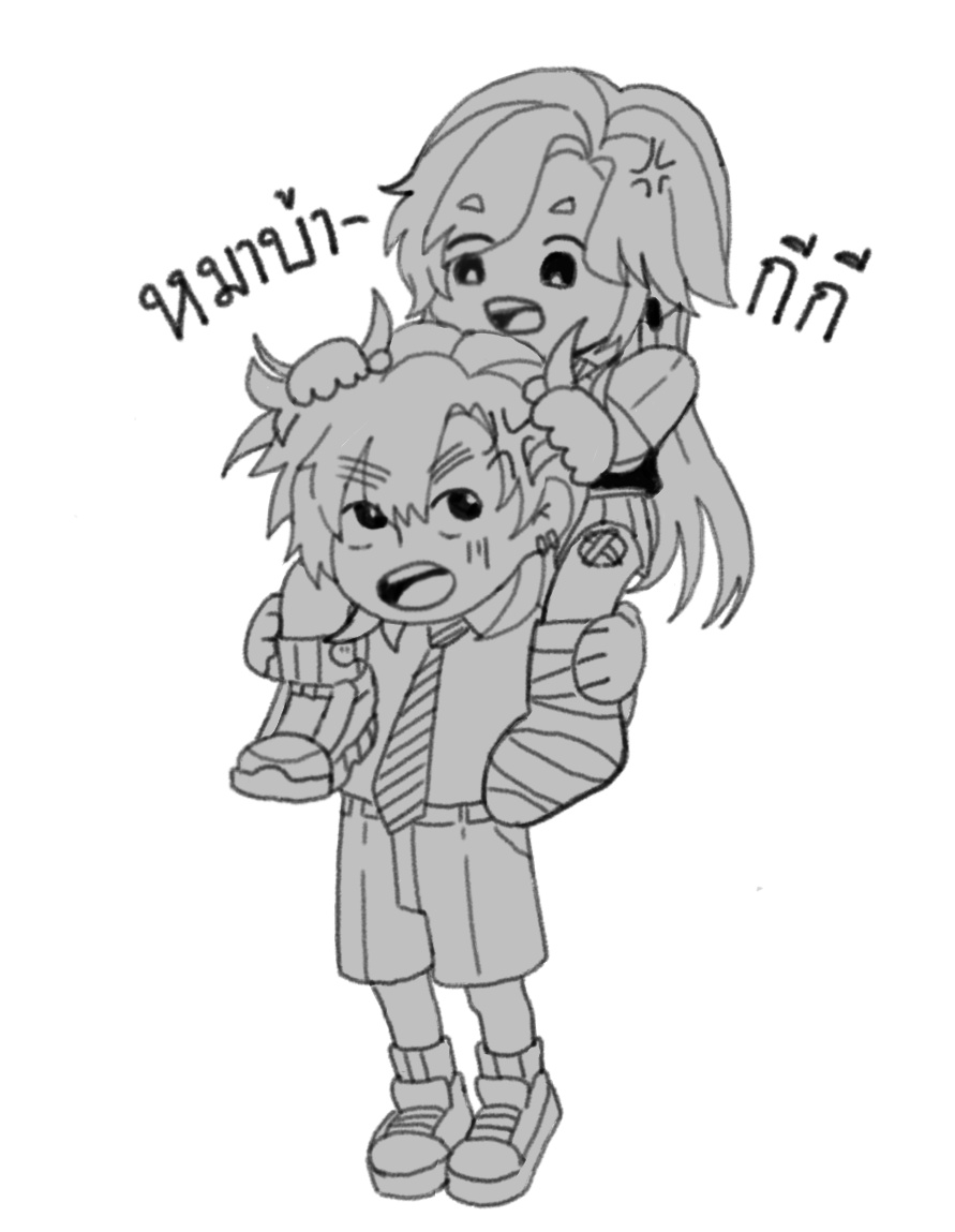 Isabella_MWP's tweet photo. (＃) : สมัยโดนสาวหักอกแล้วร้องไห้ตกบันไดขาหักก็มีเพื่อนชายมาคอยแบกไปส่งห้องเรียน

เค้าจำผปค.ที่วาดให้สมัยโรลเก่าม่ะได้ /กราบ https://t.co/88A8vflf5u