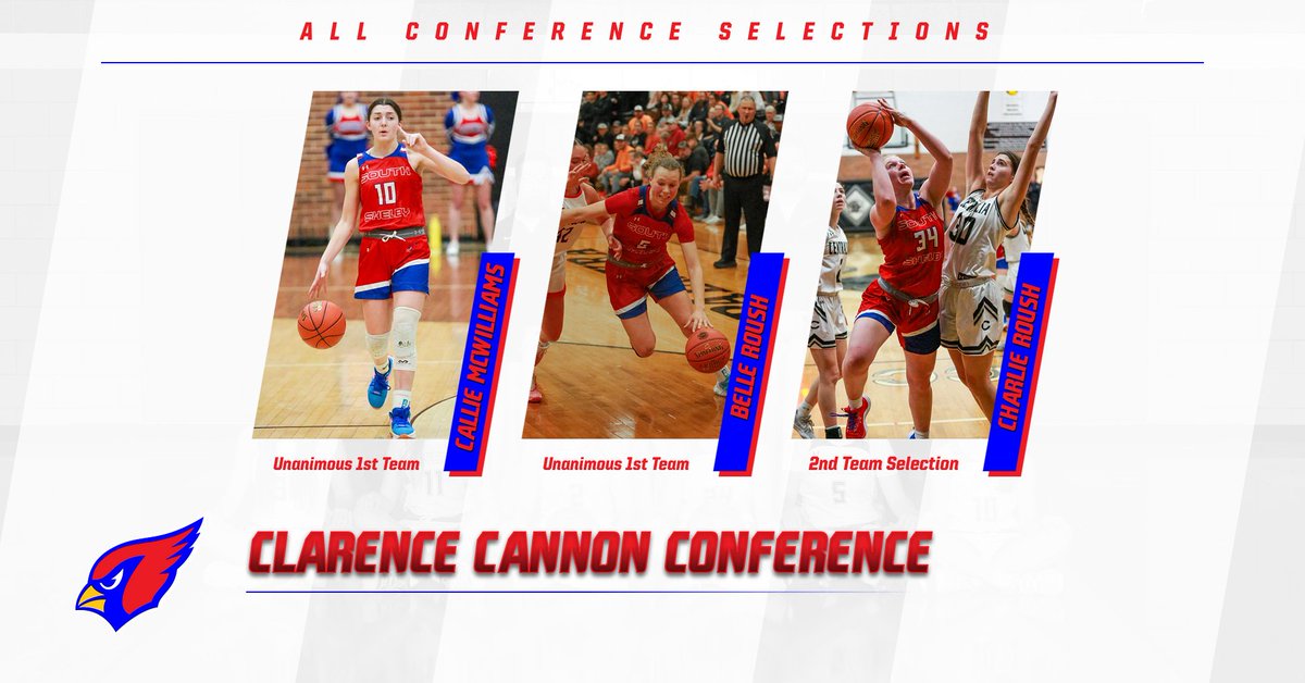 Congrats to our Ladybirds that were named to the CCC All Conference Basketball team. Jr. Callie McWilliams, Jr. Belle Roush and Soph. Charlie Roush! #ssladybirds