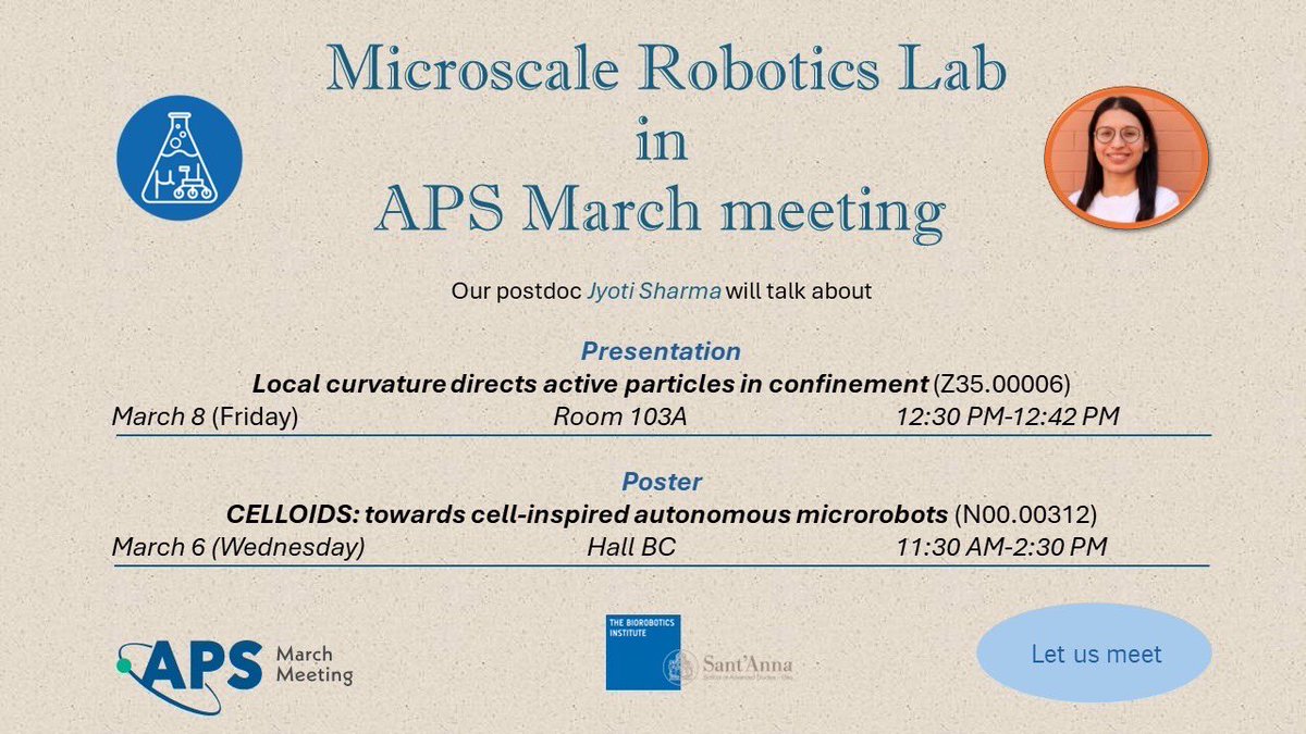Tomorrow at @APSMeetings #apsmarch
I will be presenting a poster on our work to build CELLOIDS. visit my poster between 11:30-2:30 PM 
@MicroRobotLab @SantAnnaPisa @APSphysics @ApsDbio @StefanoPalagi
