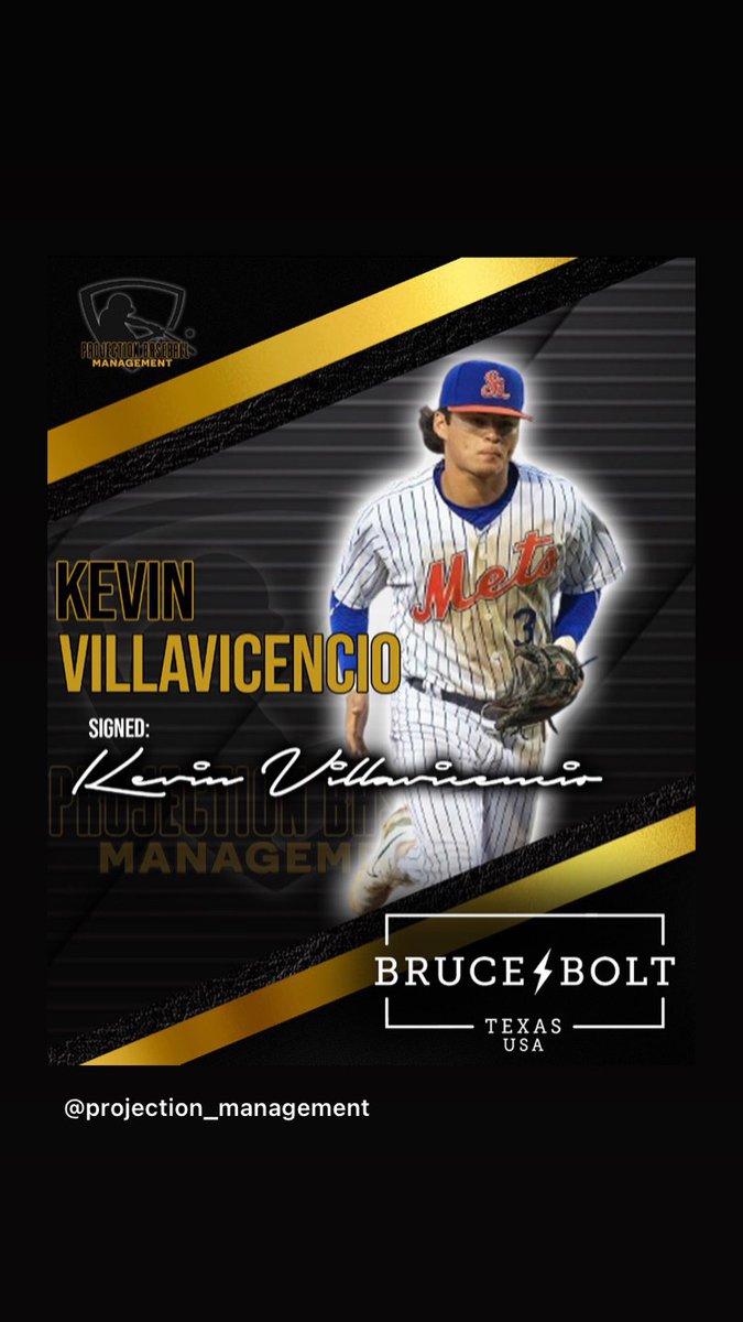 We are excited to announce the endorsement deal between Kevin Villavicencio and Bruce Bolt!

#pbm #projectionbaseballmanagement #nymets #2024 #brucebolt