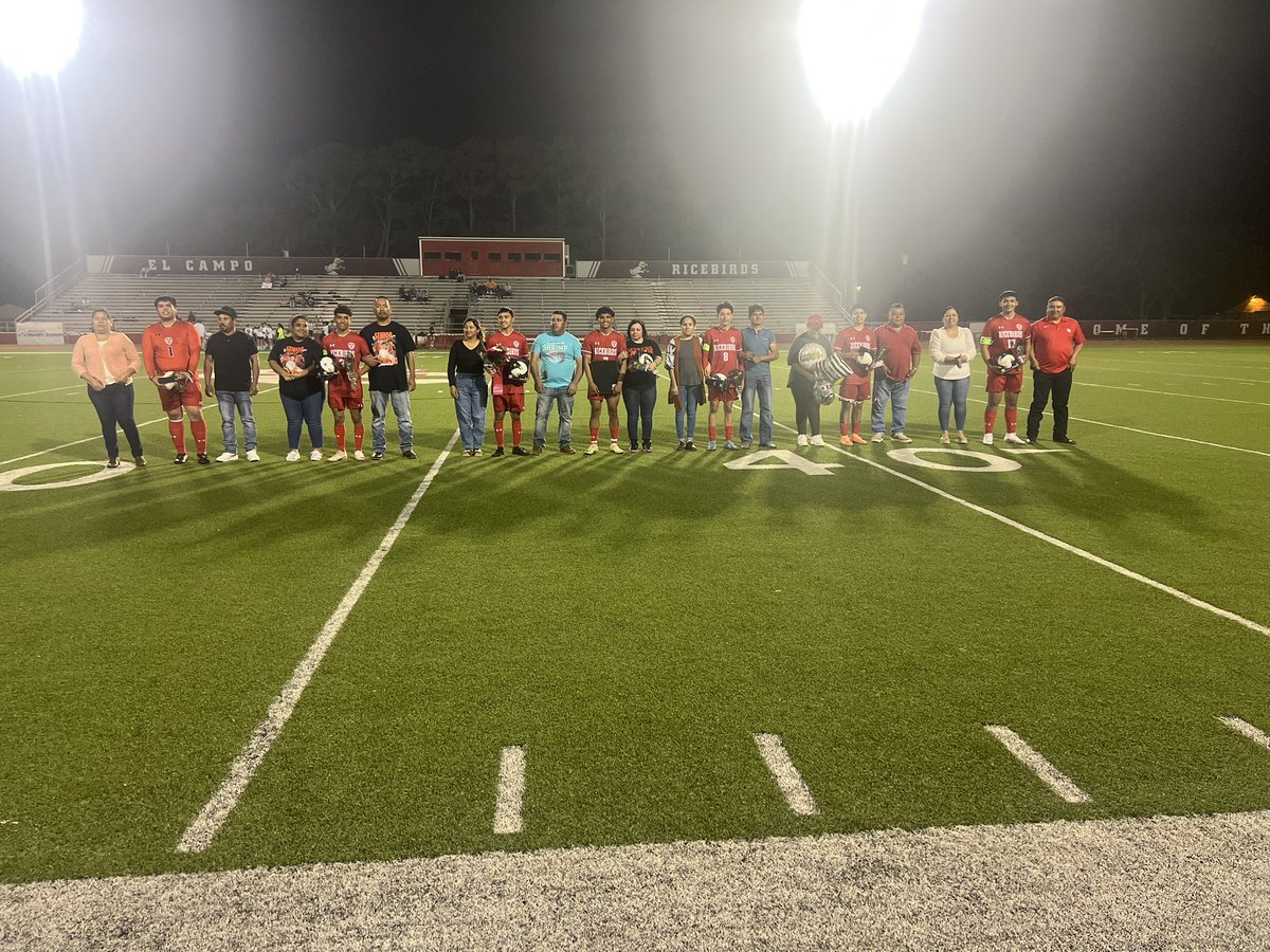 El Campo HS Soccer (@elcamposoccer) on Twitter photo 7 seniors. They started the tradition and they are setting the STATE standard here for the years to come. Big win on their last night under the lights! As always weโre, MARCHING ON #TOGETHER
<a href="/LethalSoccer/">Coach Duque</a> <a href="/tascosoccer/">TASCO</a> <a href="/Ricky_Ricebird/">El Campo ISD</a> <a href="/WhartonCoSports/">Wharton County Newspapers Sports</a> <a href="/ecleadernews/">El Campo Leader-News</a> 7 seniors. They started the tradition and they are setting the STATE standard here for the years to come. Big win on their last night under the lights! As always weโre, MARCHING ON #TOGETHER
<a href="/LethalSoccer/">Coach Duque</a> <a href="/tascosoccer/">TASCO</a> <a href="/Ricky_Ricebird/">El Campo ISD</a> <a href="/WhartonCoSports/">Wharton County Newspapers Sports</a> <a href="/ecleadernews/">El Campo Leader-News</a>