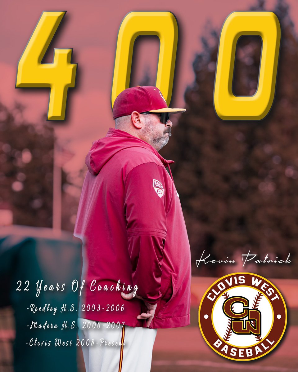 David Carrizales (@_djcphoto_) on Twitter photo π¦
π₯βΎοΈ
With tonightβs win <a href="/cw_hardball/">Clovis West Baseball</a> Head Coach @KP_cwbaseball earns his 400th victory!!!! Letβs all give Coach a HUGE CONGRATULATIONS πΎππ½ππ½
Letβs Go π¦
βΎοΈ
<a href="/gabecamarillo_/">Gabe Camarillo</a> <a href="/PAGMETER/">PAGMETER</a> <a href="/paulmeadors/">Paul Meadors</a> <a href="/ClovisWest/">ClovisWest</a>AD
@ClovisWest π¦
π₯βΎοΈ
With tonightβs win <a href="/cw_hardball/">Clovis West Baseball</a> Head Coach @KP_cwbaseball earns his 400th victory!!!! Letβs all give Coach a HUGE CONGRATULATIONS πΎππ½ππ½
Letβs Go π¦
βΎοΈ
<a href="/gabecamarillo_/">Gabe Camarillo</a> <a href="/PAGMETER/">PAGMETER</a> <a href="/paulmeadors/">Paul Meadors</a> <a href="/ClovisWest/">ClovisWest</a>AD
@ClovisWest