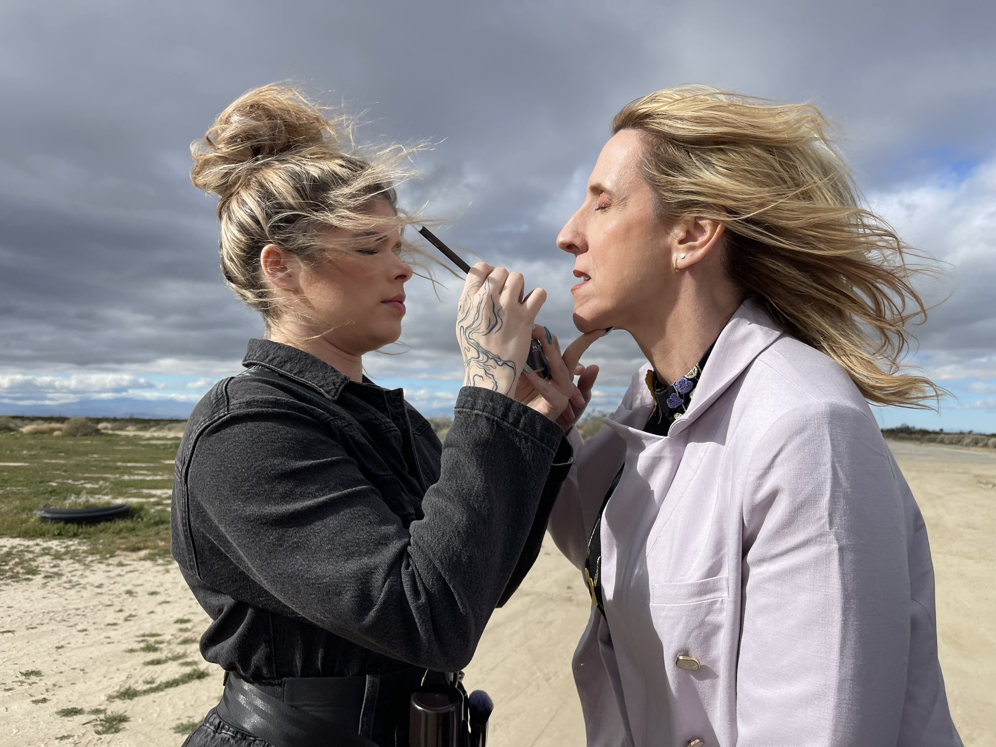 Carolyn Bridget Kennedy on X: &ldquo;Some makeup touch-ups by Natalie 