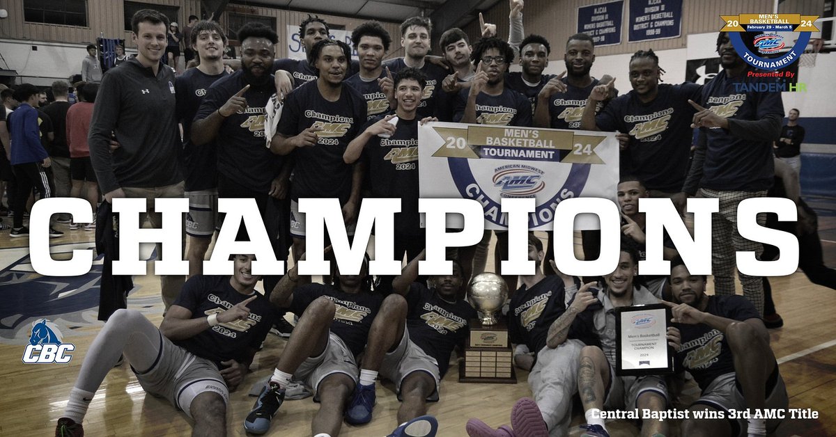 Central Baptist Wins Third AMC Men's Basketball Title. #amcmbbchamp 

amcsportsonline.com/news/2024/3/5/…