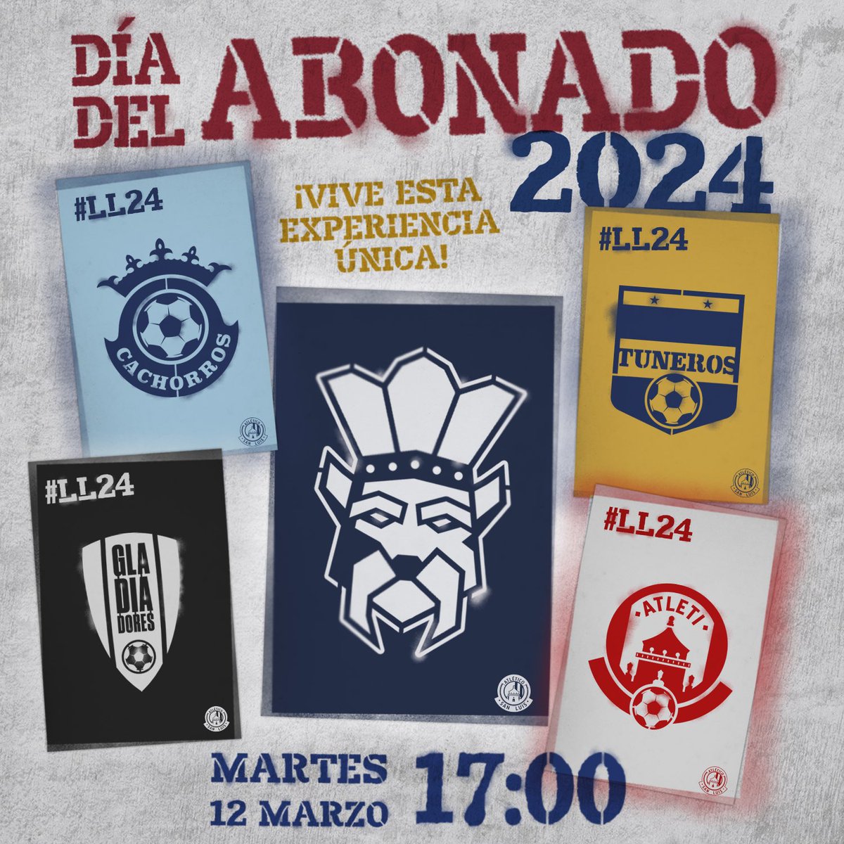 AtletideSanLuis's tweet image. 🎫 ¡VIVE UNA EXPERIENCIA ÚNICA EN EL DÍA DEL ABONADO 2024! 🗣️

Nos vemos el próximo martes 12 de marzo a las 17:00 horas en el coloso de Valle Dorado. 🏟️😮‍💨

📝 bit.ly/48PNqtO

#ConAlmaPotosina #LL24